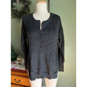 The Limited Black Cardigan Sweater Small Button Up